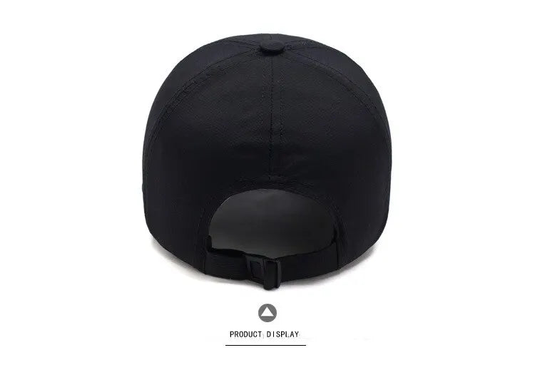 New Men Hat Four Seasons Quick-Dry Baseball Cap Women Outdoor Sports Sun Hat Print Letter Cap
