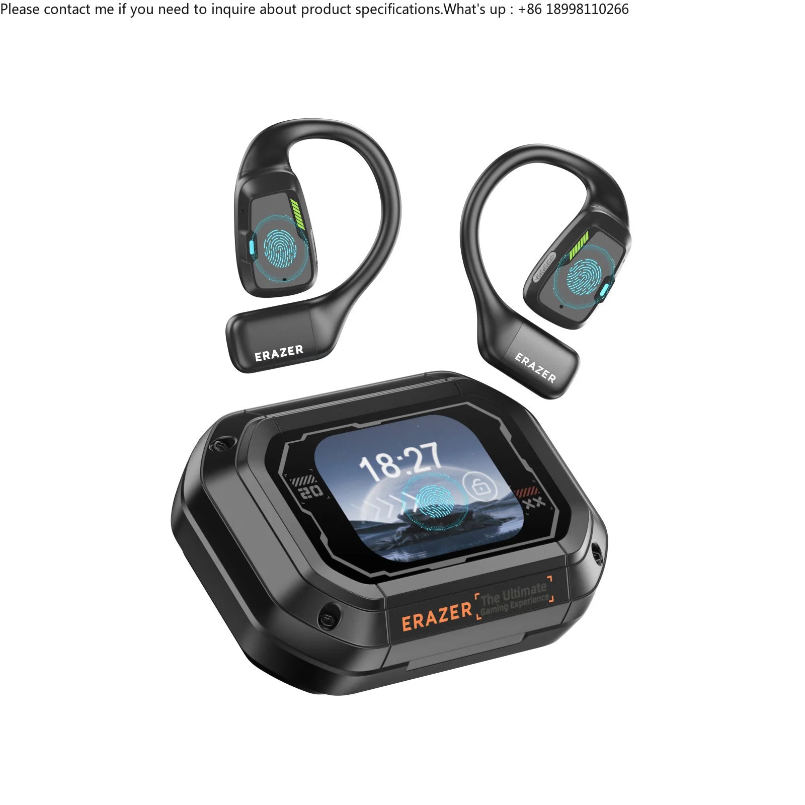 XP6 Bluetooth headset with AI translation 165 languages Long battery life Non-in-ear sports game headset