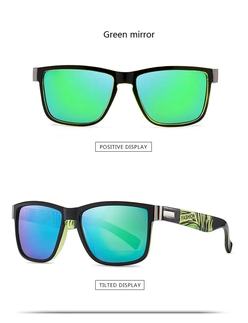 Fashionable Men Women Sunglasses Luxury Brand Designer Sun Glasses Vintage Square Driving Fishing Man Eyewear