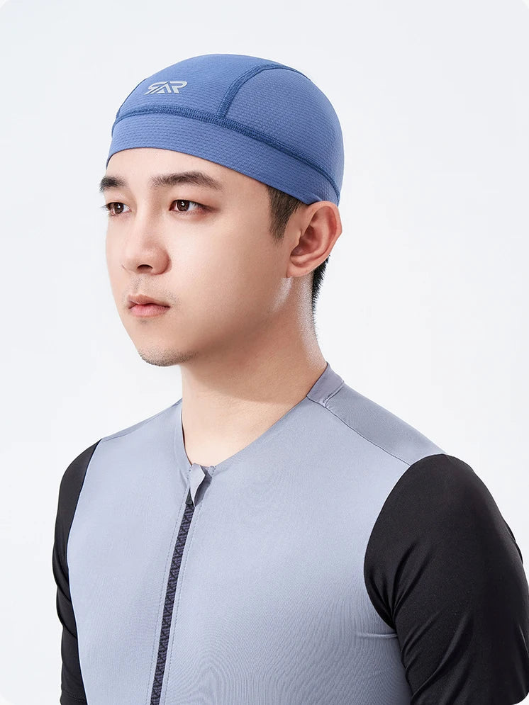 1/2Pcs Quick Dry Cycling Cap Summer Sun Protection Sweat Absorbing Road Bike Helmet Liner Hat Set Breathable Outdoor Riding Gear