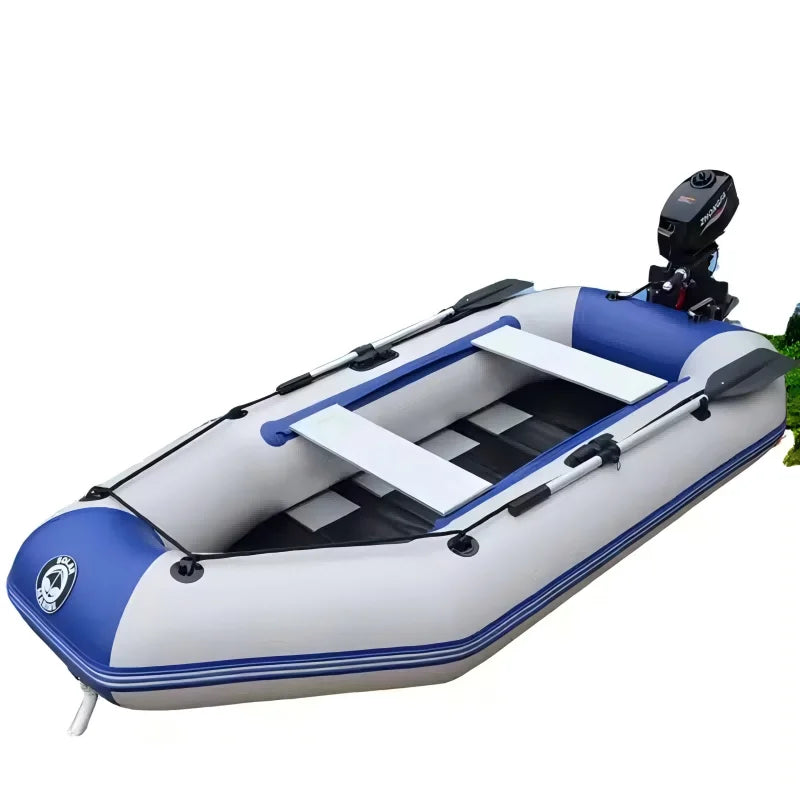 SOLAR MARINE 2.7M PVC Inflatable Fishing Boat Surfing Kayak and Racing Boats 4People Adult Outdoor Watersport Accessories