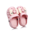 Children Garden Shoes Cute Cute Big Bow Beach Sandals Babies Slippers High Quality Soft Kids Outdoor Slippers Flip Shoes