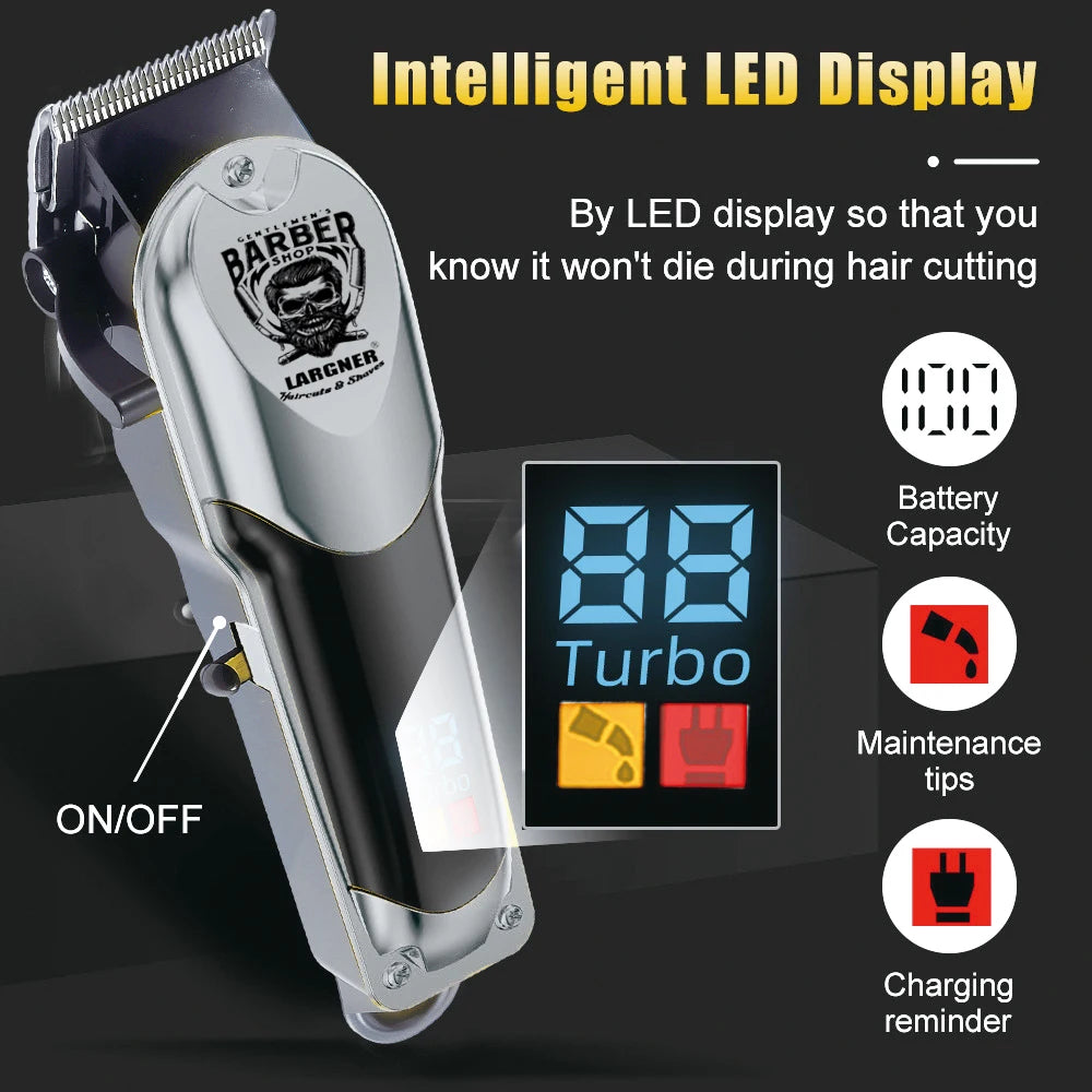 Kit Profesional de Corte de Cabello LARGNER RQ6678 – Cortadora Eléctrica 3 en 1