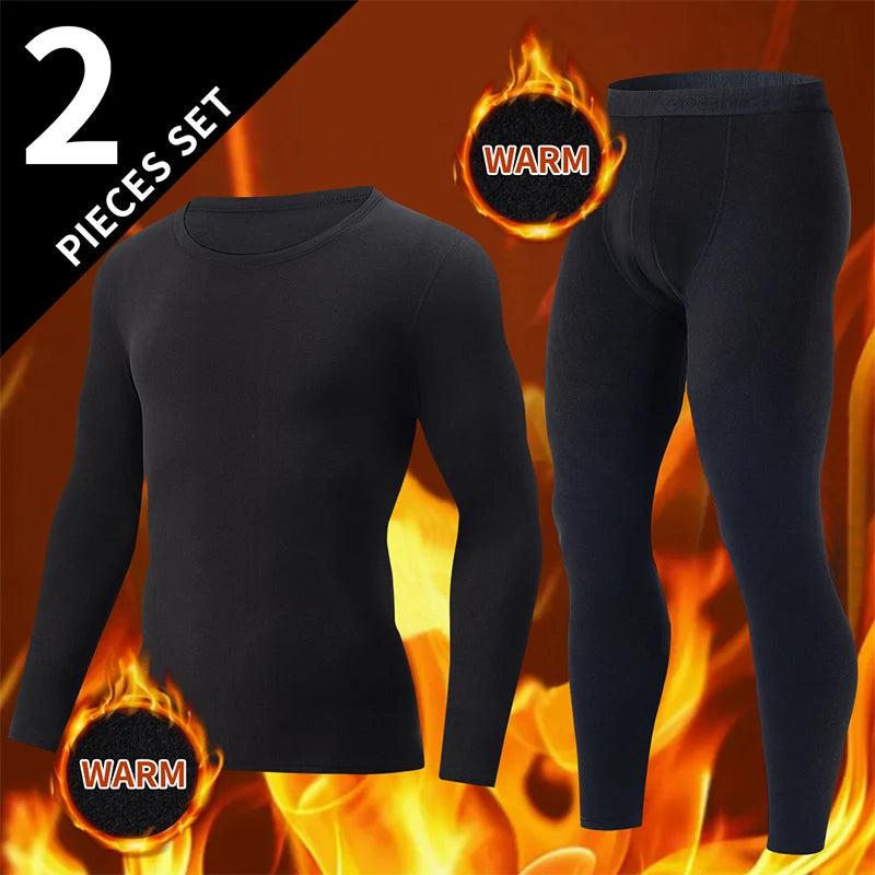 1/2/4-Piece Men's Long-sleeved Trousers In Autumn And Winter Thermal Underwear Casual Joker Sports Fitness Solid Color Suit