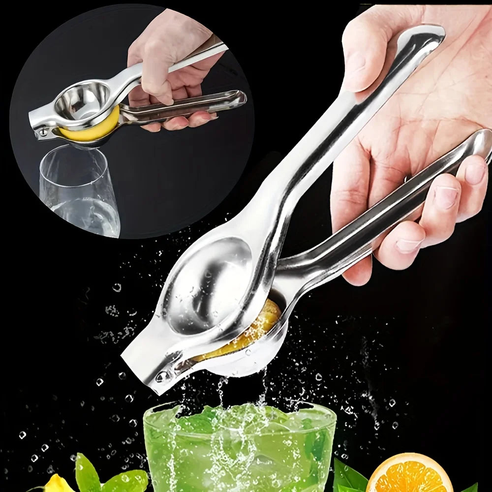 Exprimidor Manual de Acero Inoxidable – Para Limón y Cítricos