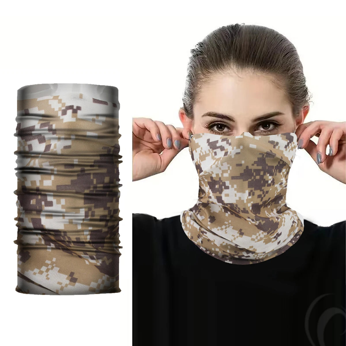 Outdoor Sports Cycling Scarf Breathable Sunscreen Headscarf Magic Headband Scarf Cycling Mask Neck Cover For Men and Women