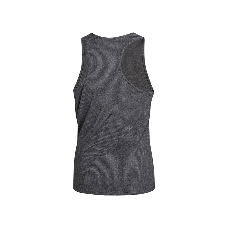 Men's Summer O-neck loose stripe gym Tank top Men Fitness sleeveless pullover Sports Undershirt Elasticity casual vest men tops