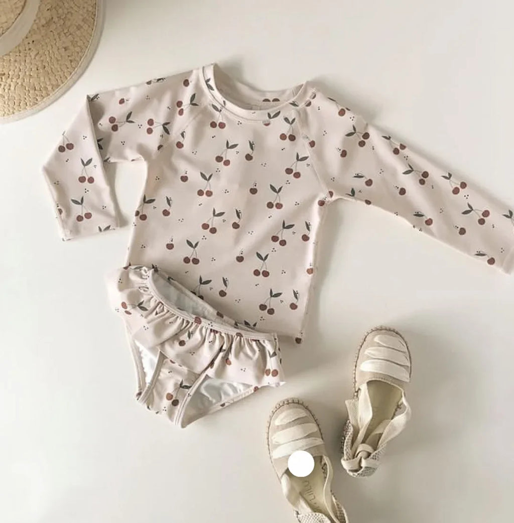Girls Swimwear New Summer RC Brand Baby Romper Boys Swimsuit Children Beach Wear Sisters Brother Kids Clothes Swimming Bathing