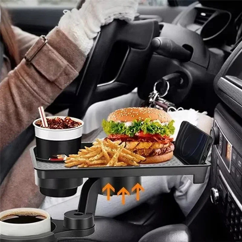 Portavasos Universal para Auto 360° – Organizador Doble Ajustable