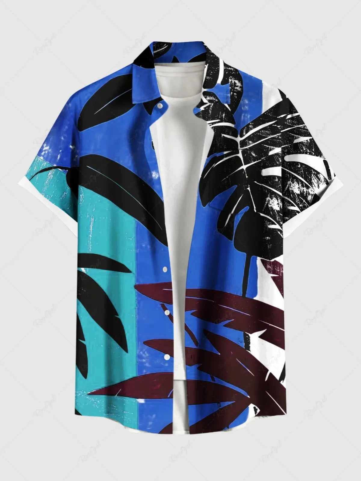 Summer Plus Size Men's Shirt 3D Prints Hawaiian Shirts Button Up Beach Vacation Shirts Short Sleeve Shirts Casual Shirts For Men