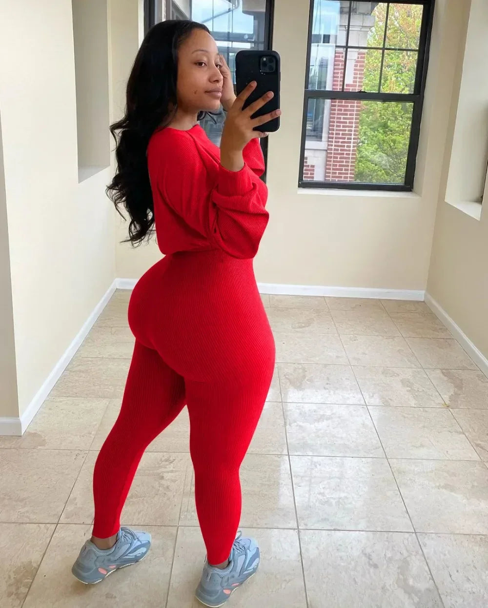 Fashion Summer Solid Lucky Label Letter Embroidery Two Piece Sets Women Sweatshirt+Leggings Casual Sporty Tracksuits Female