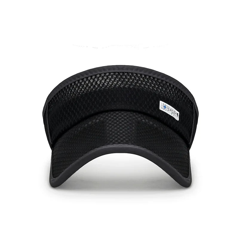 Unisex Adjustable Sun Cap Outdoor Sports Sun Protection Hollow Top Hat for Summer Holiday Outdoor Party