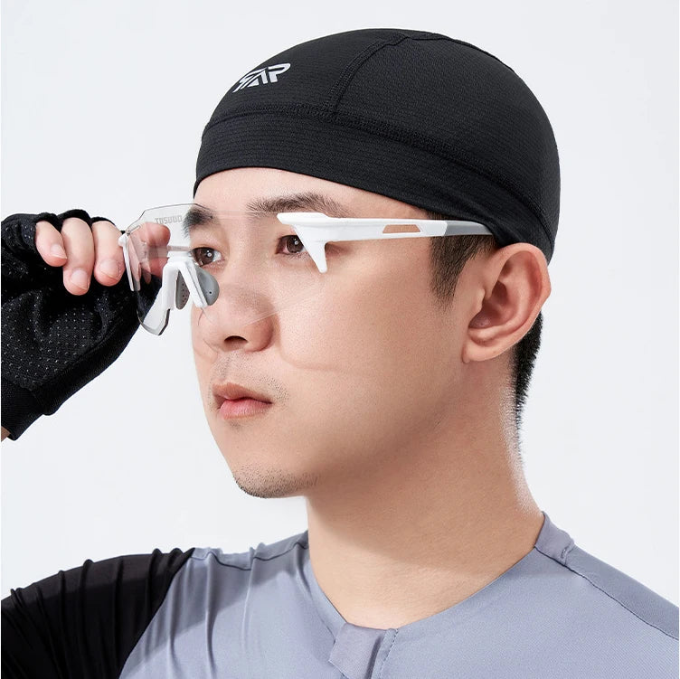 1/2Pcs Quick Dry Cycling Cap Summer Sun Protection Sweat Absorbing Road Bike Helmet Liner Hat Set Breathable Outdoor Riding Gear