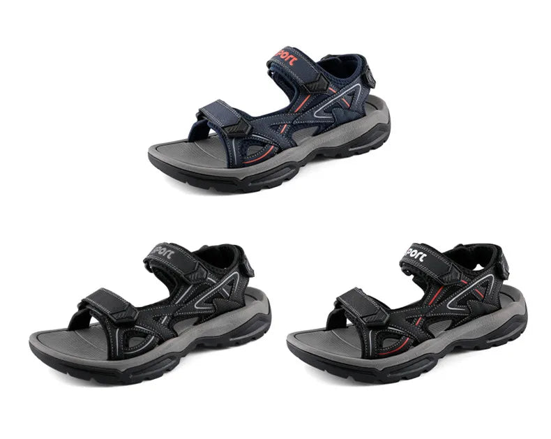 New Summer Men's Sandals Outdoor Classic Soft Large Size Beach Sandals Platform Wading Shoes Men Sneakers Rome Non-Slip Sandals