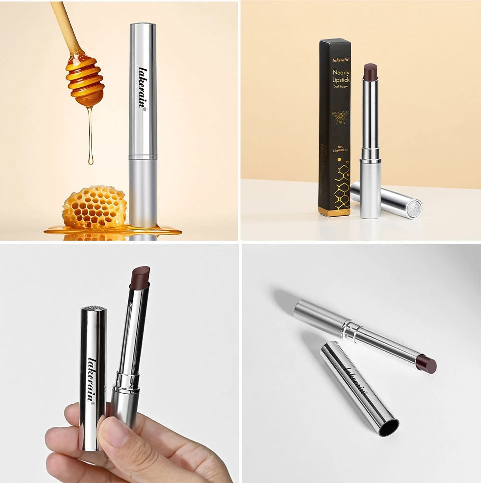 4pcs Honey Colorless Lip Balm Lipstick Long Lasting Moisturizing Lips Plumper Nourish Makeup Lip Care Cosmetic