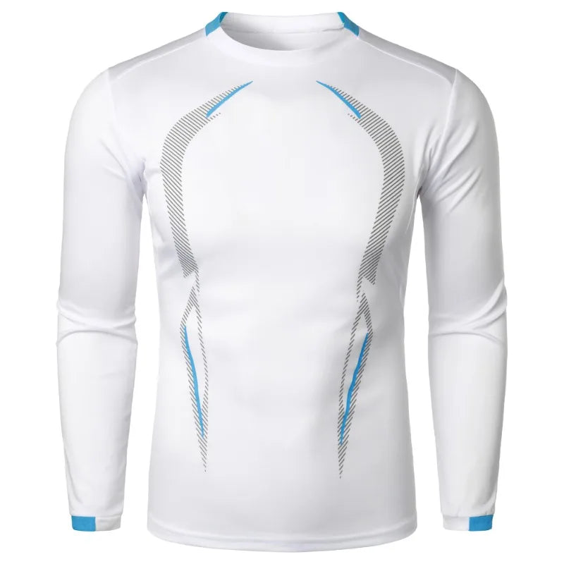 New Men's Sports Training Long Sleeve Quick-dry T-shirt Fitness Lightweight Streetwear Breathable Oversized T Shirts for Men