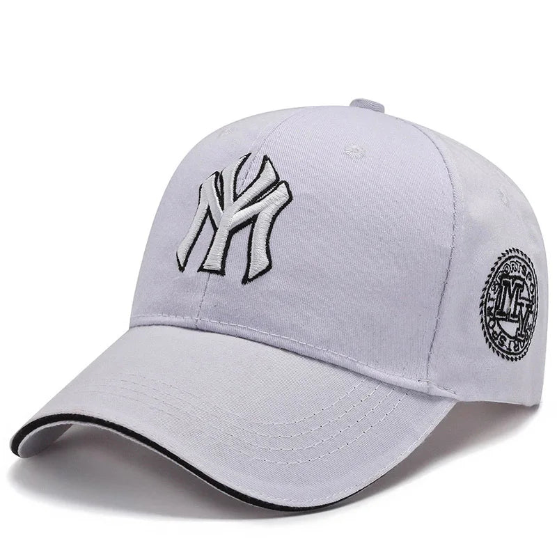 Fashion Letters MY Embroidery Baseball Cap For Women Men Cotton Unisex-Teens Snapback Flat Bill Hip Hop Tide Hats Visors Sun Hat