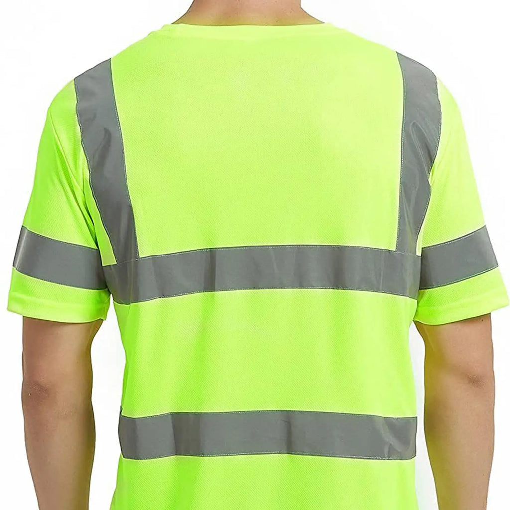 High Visibility Reflective Shirts Breathable High Visibility Short Sleeve for