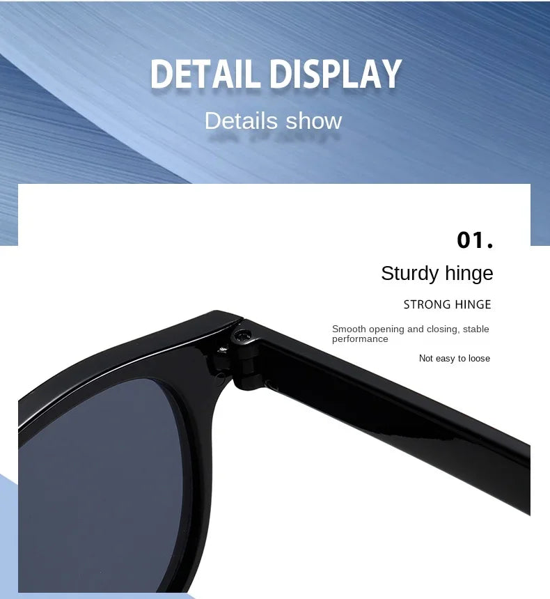 New Vintage Rectangle Sunglasses Men Women Luxury Brand Designer Square Sun Glasses Fashion Men Sun Glasses Oculus Christmas