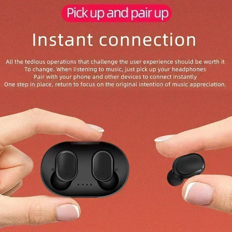 TWS Bluetooth Earphones Wireless Bluetooth Headset Noise Cancelling Headsets With Microphone A6S Headphones for SmartPhone