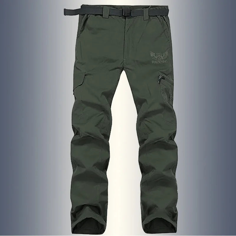 Tactical Waterproof Cargo Pants Men Summer Quick Dry Long Trousers Male Outdoor Sport Trekking Camping Fishing Pants Size M-4XL