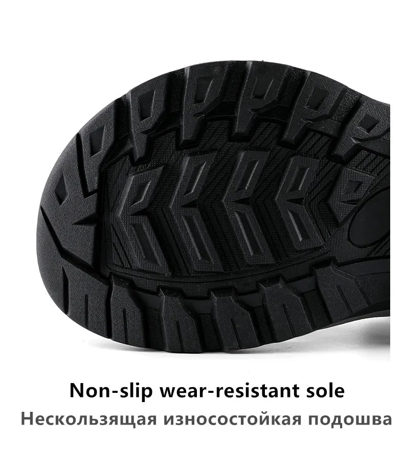 New Summer Men's Sandals Outdoor Classic Soft Large Size Beach Sandals Platform Wading Shoes Men Sneakers Rome Non-Slip Sandals