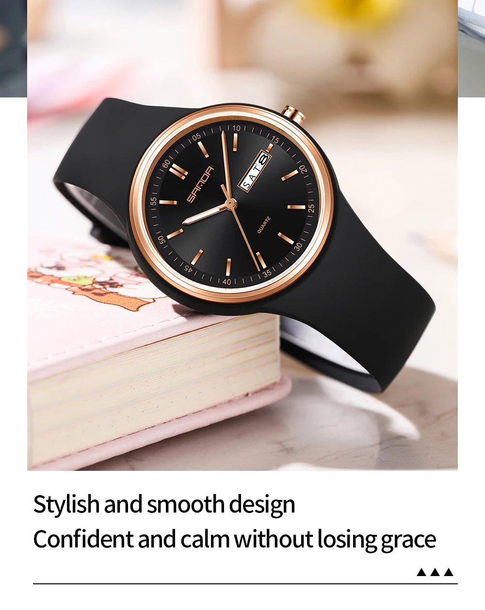 SANDA Top 6213 Male and Female Student Watches Casual Simple Dual Calendar Fashion Male and Female Student Quartz Watches 2025