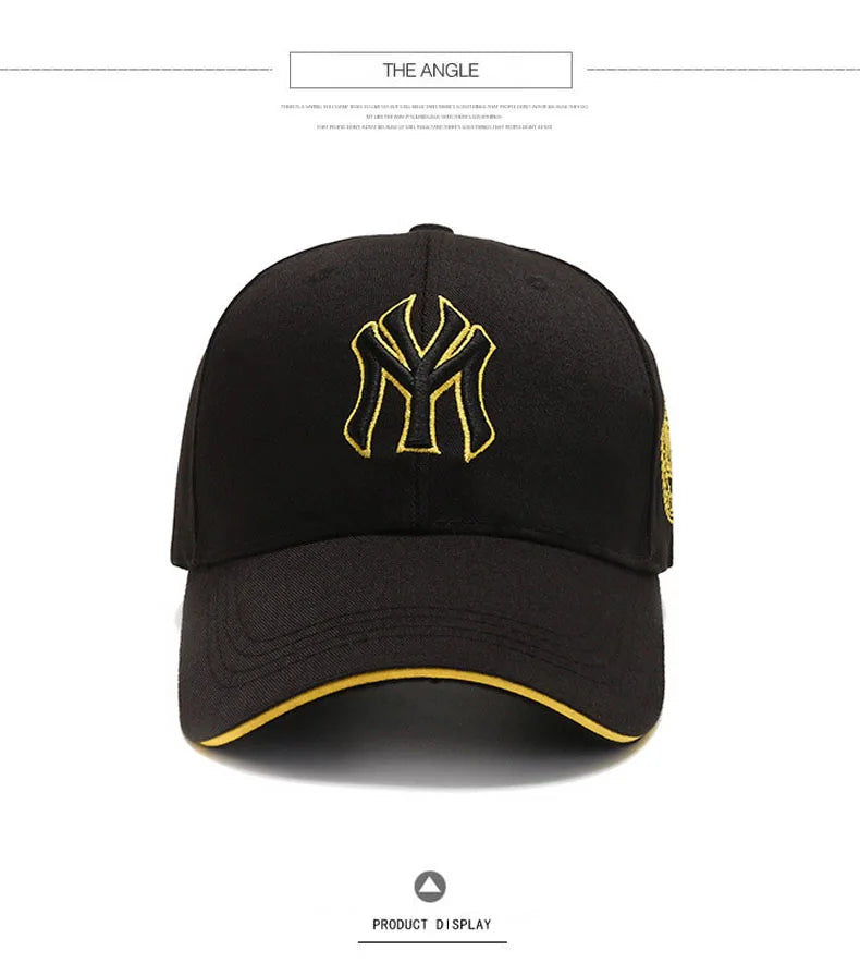 Fashion Letters MY Embroidery Baseball Cap For Women Men Cotton Unisex-Teens Snapback Flat Bill Hip Hop Tide Hats Visors Sun Hat