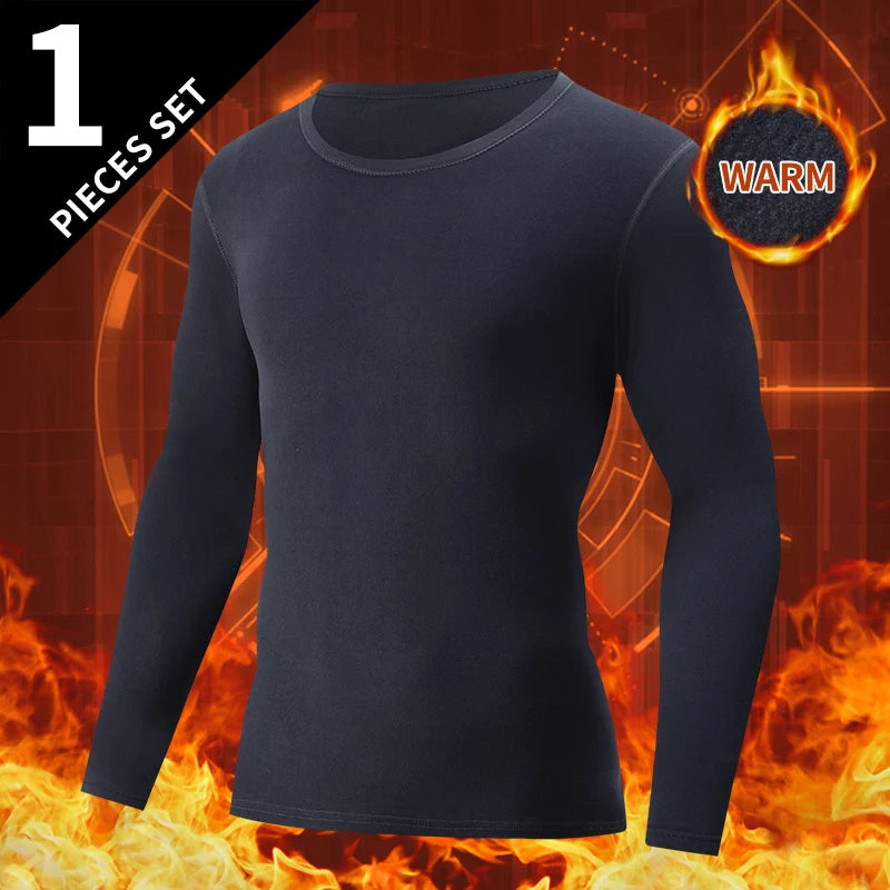 1/2/4-Piece Men's Long-sleeved Trousers In Autumn And Winter Thermal Underwear Casual Joker Sports Fitness Solid Color Suit