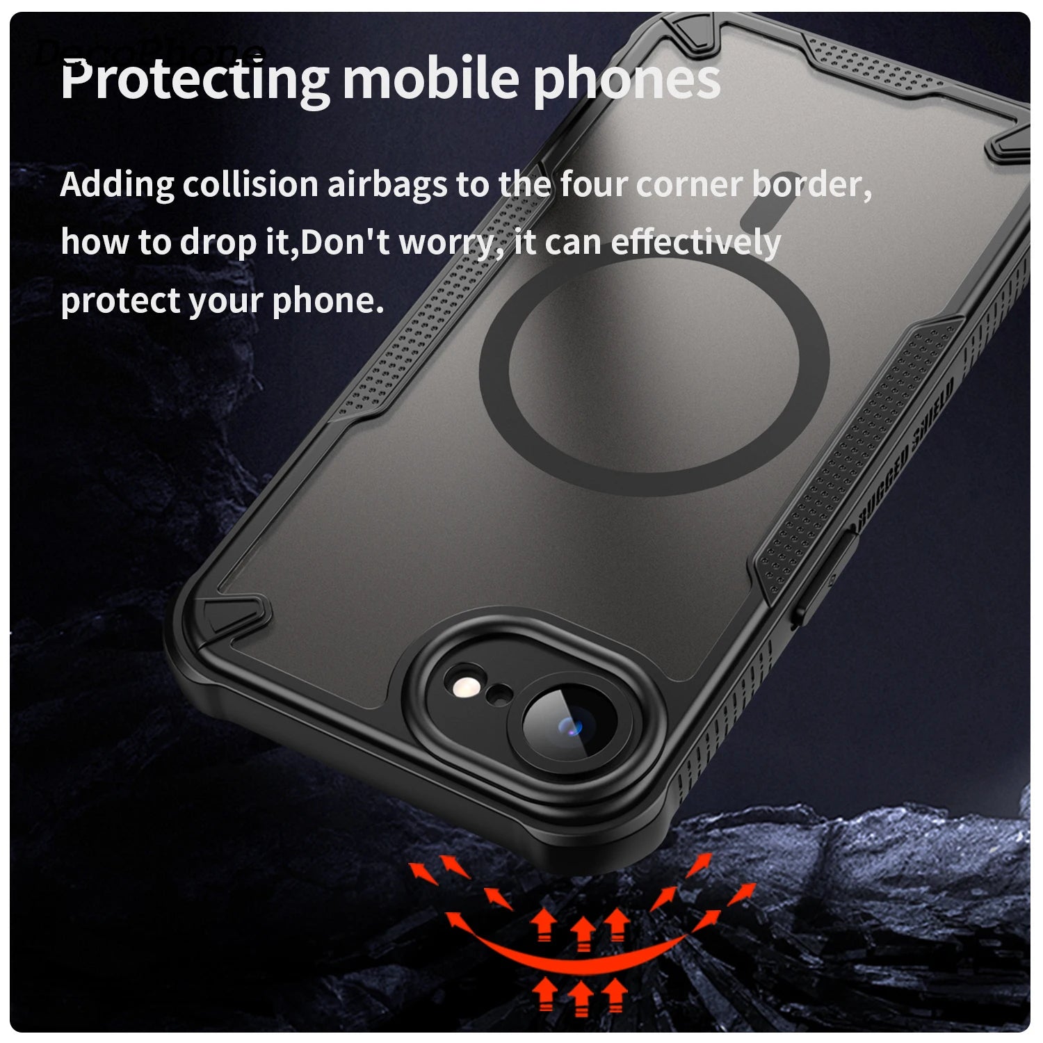 Translucent Matte Armor Case For iPhone 17e Skin-Friendly Matte Full Back Case For iPhone 17e Cover For iPhone 17e/16e Case