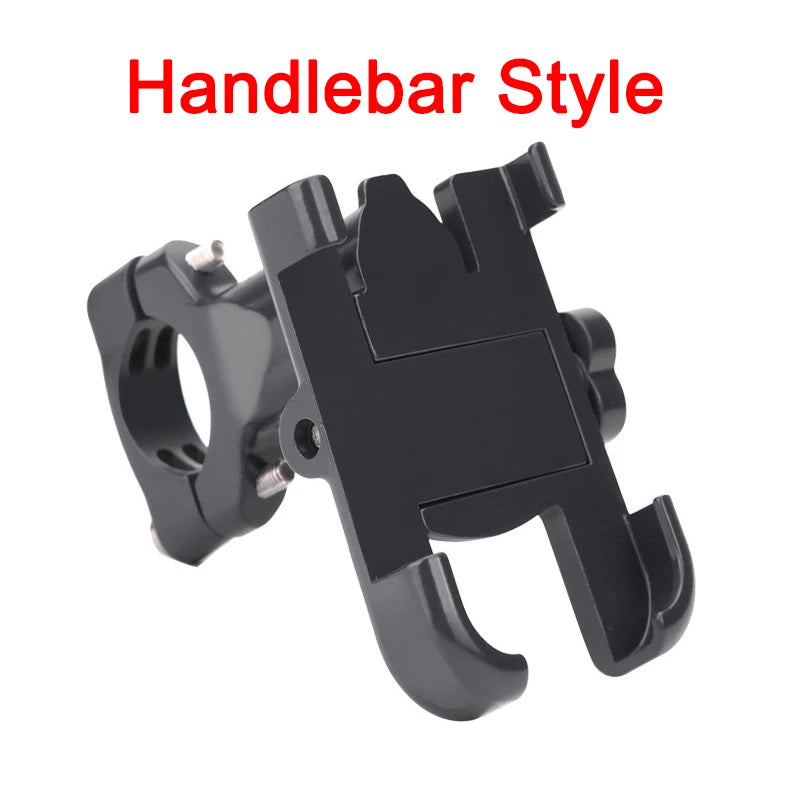 Motorcycle Mobile Phone Holder for iPhone Xiaomi Universal Rearview Mirror Handlebar Holder Bicycle Cycling Aluminum Alloy Stand