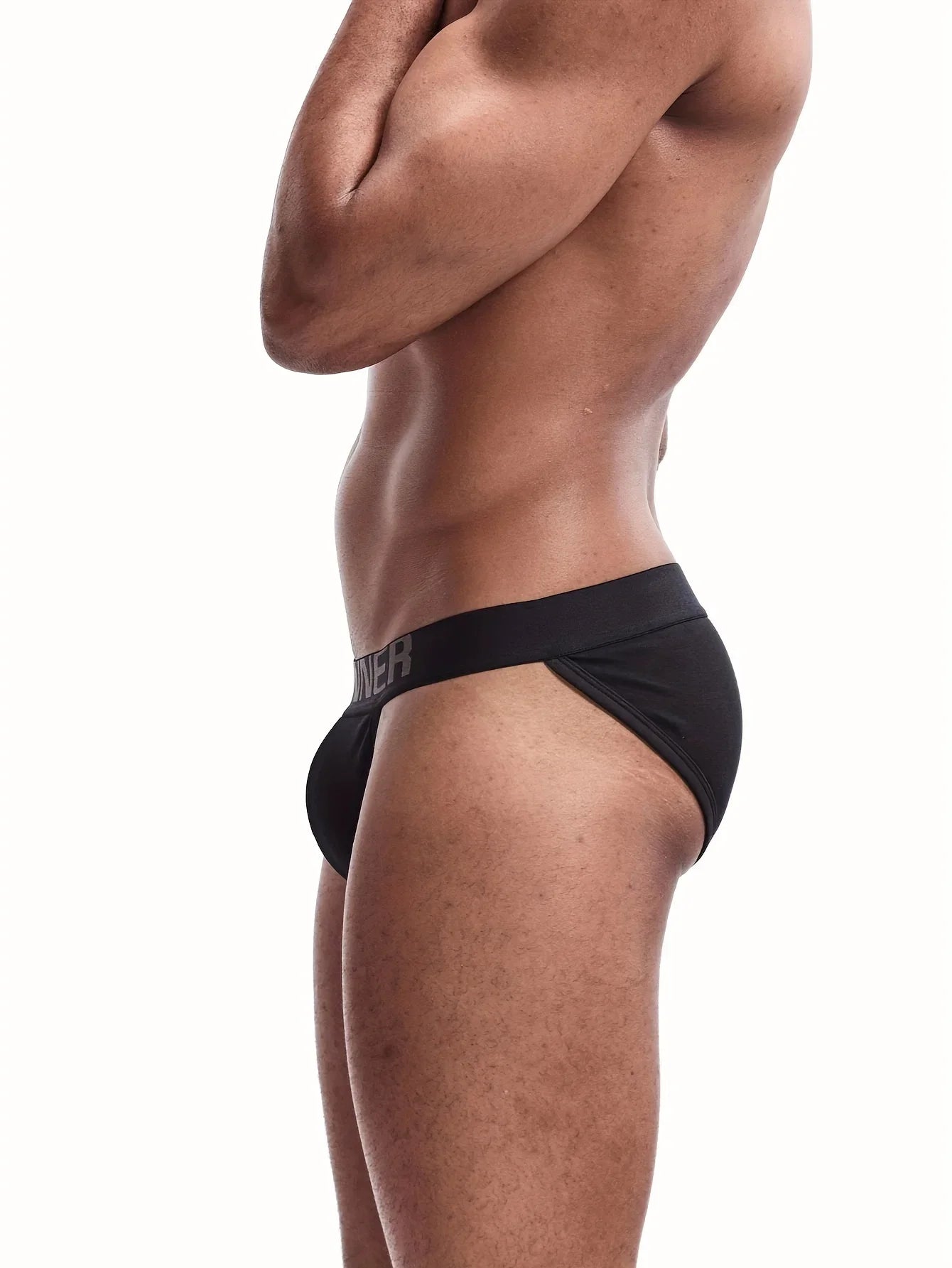 Men's Low Rise Cotton Bikini Underwear Breathable Stretch Support Briefs Wide Waistband Underpants Male Panties Hip Brief