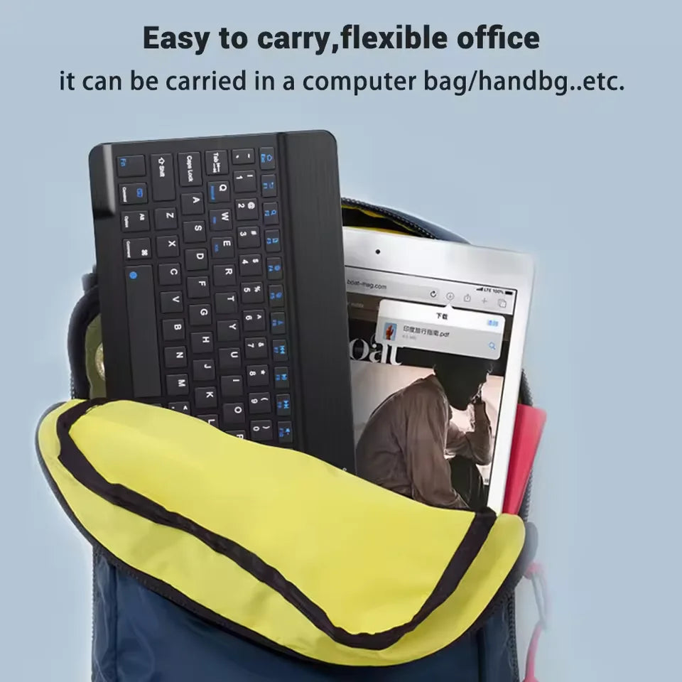 Wireless Bluetooth Keyboard & Mouse Combo – Compatible with iOS, Android, Windows & iPad