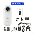 4K HD Motorcycle Mini Recorder Finger WIFI Action Camera Lightweight POV Motorcycle Road Sport Cam Bicycle Vlog Pet Body Camera