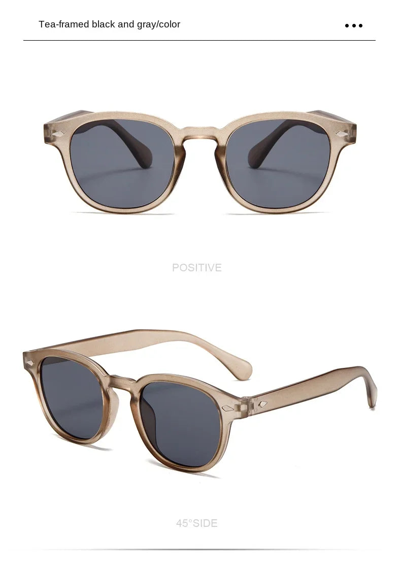 New Vintage Rectangle Sunglasses Men Women Luxury Brand Designer Square Sun Glasses Fashion Men Sun Glasses Oculus Christmas