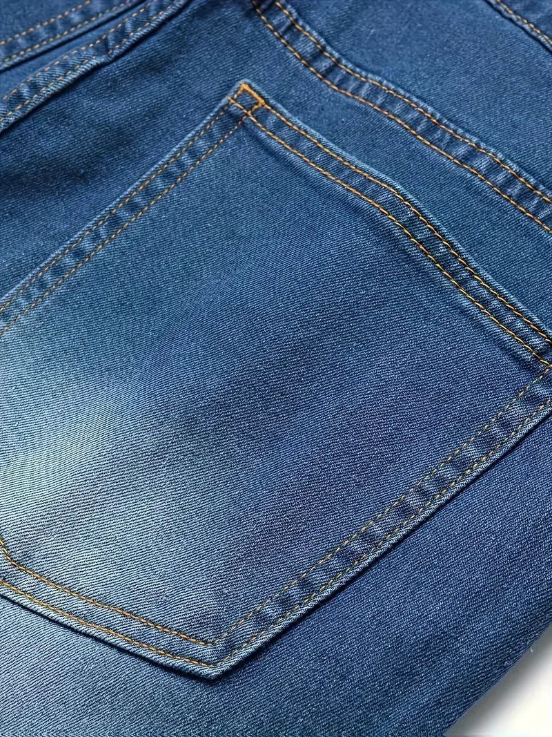 Jeans Distressed para Hombre – Denim Stretch Estilo Urbano