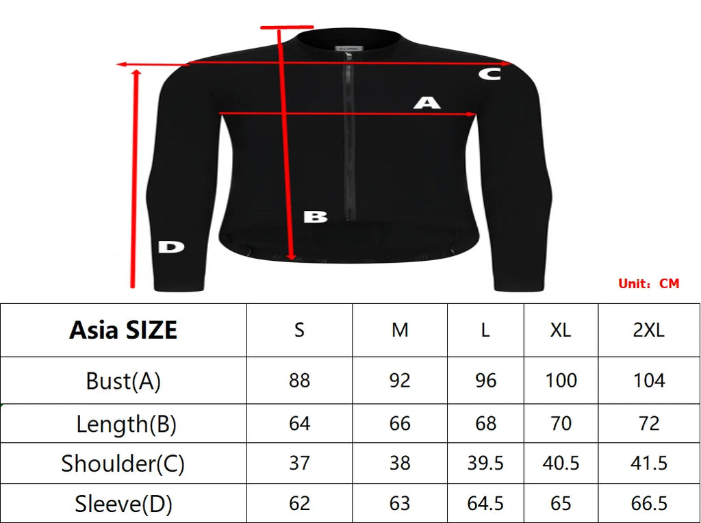 Rsantce 2024 Spring Summer Men Cycling Jersey Long Sleeve Tops MTB Bike Breathable Quick Dry Shirt Bicycle Clothing