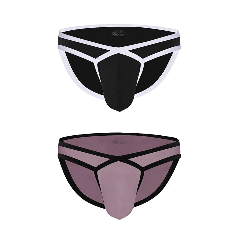 Men Modal 3D Pouch Briefs Athletic Sports Male Breathable Skin-friendly Soft Underwear High Stretch Underpants for Daily Wear