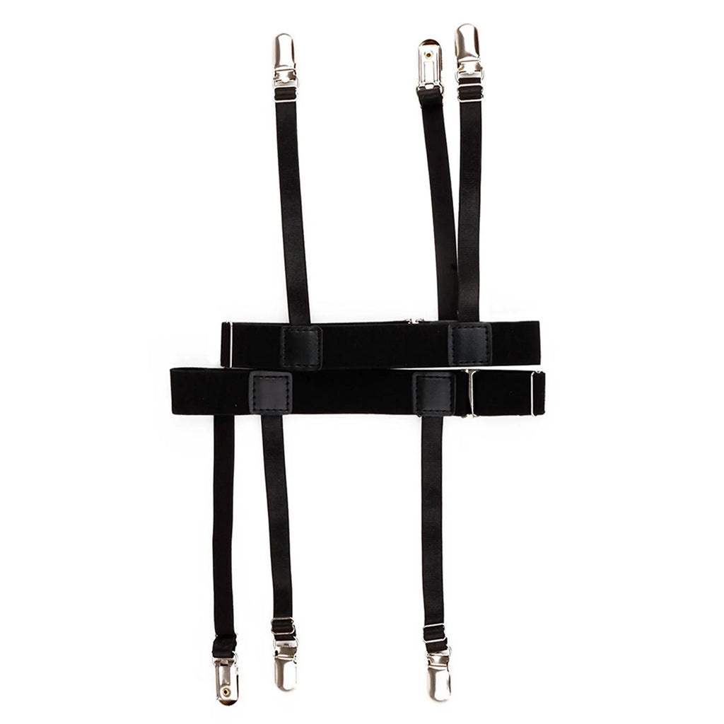 Shirt Stays Clips n Women Comfort Hidden Suspender Belt Shirt Lock Straps n Police and Military