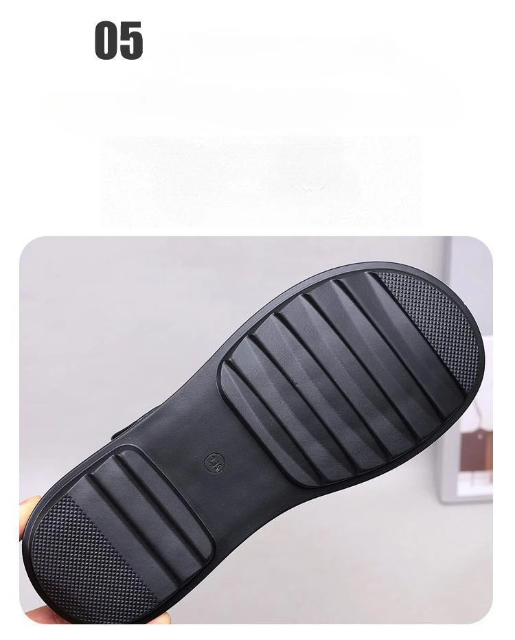 New 2025 Women's Beach Sandals Thick Bottom Roman Shoes comfortable soft sole versatile casual small fresh sandals fashion