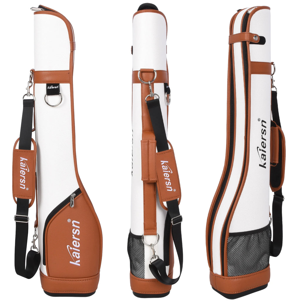 Kaiersn Men Women PU Super Lightweight Portable Park Golf Bag