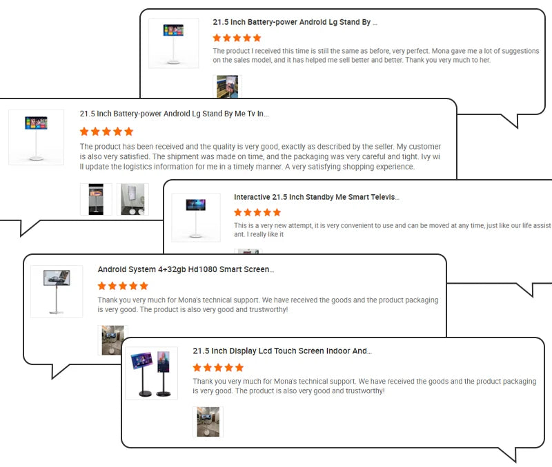 Interactive 21.5 Inch Mobile Tablet Smart Tv Monitor Lcd 1080p Portable Touch Screen Rotating Tv For Fitness Kitchens