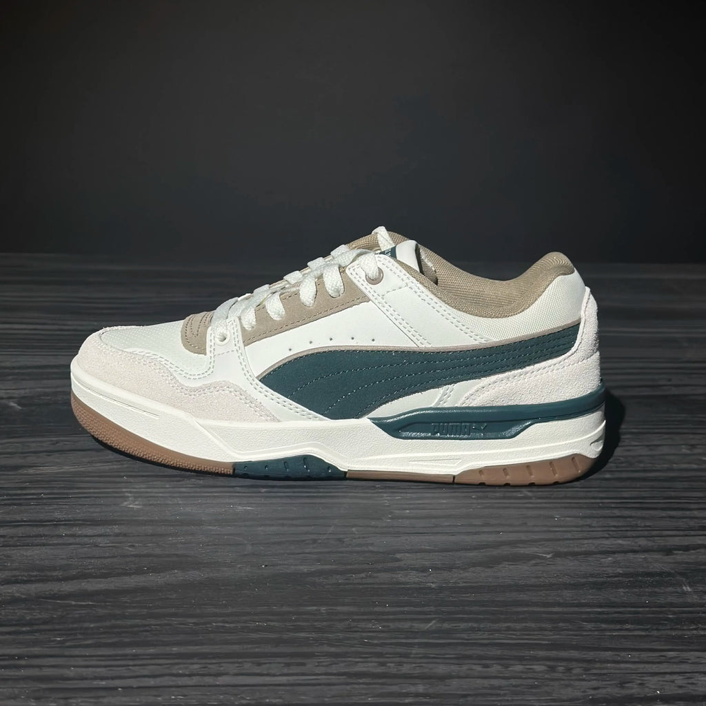 PUMA Unisex Retro Skate Sneakers 400214-09 Wide Flat Laces Gum Sole Casual Shoes