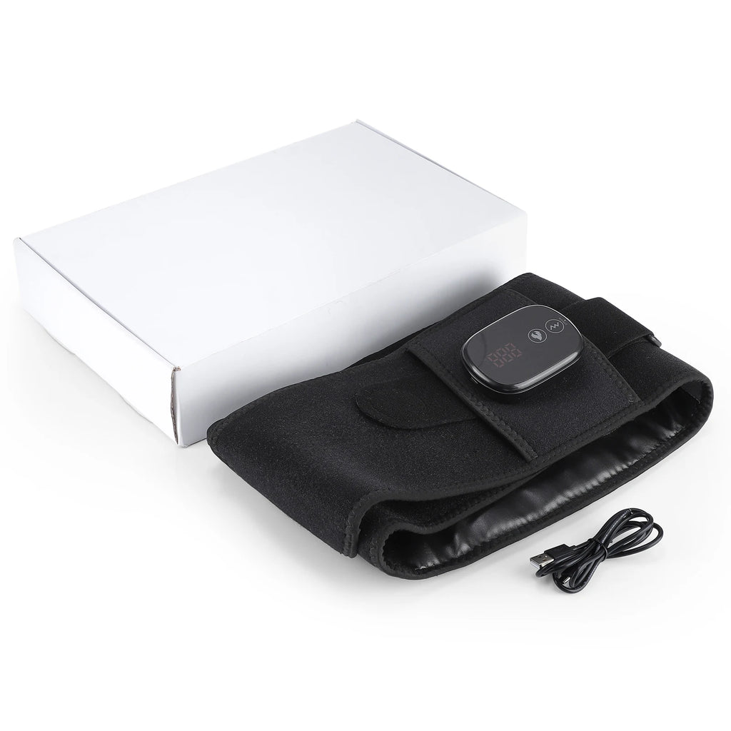 New Upgrade Electric Heating Waist Massager Support Belt Vibration Hot Compress Brace Belt Back Relax 3 Gears Adjustment