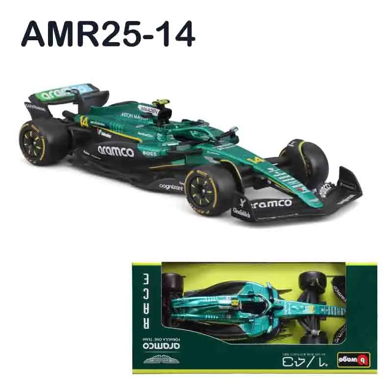 Bburago 1: 43 McLaren 2024 MCL38 Miami GP Formula Racing Alloy Car Model Toy