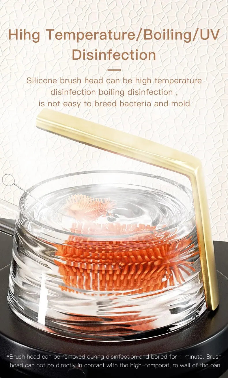 360° Silicone Baby Bottle Cleaning Brush Set 3-in-1 – Bottle, Pacifier & Straw Cleaner