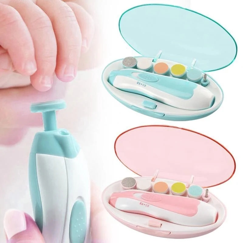 Baby Electric Nail Trimmer – Safe Multifunctional Fingernail Cutter & Infant Manicure Set