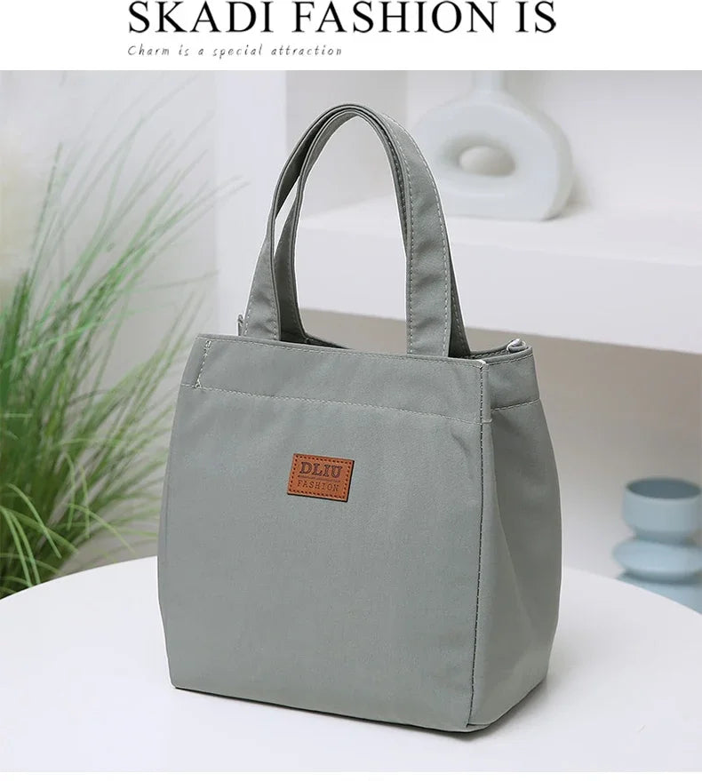 Large Capacity Insulated Lunch Bag – Aluminum Foil Thermal Tote