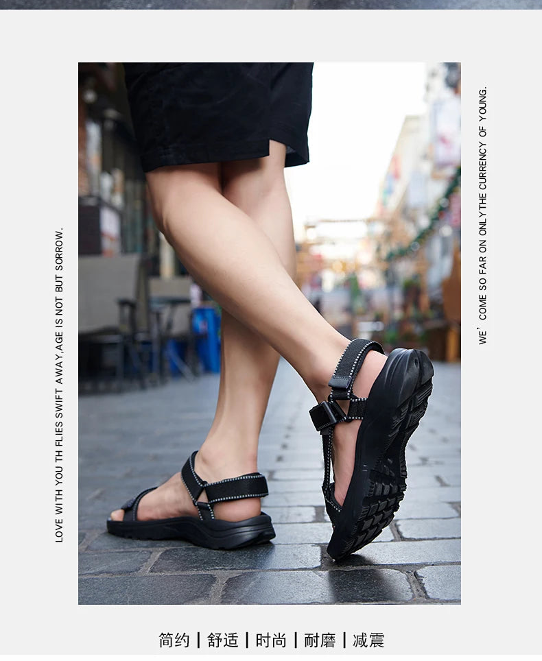 Men Sandals EVA Light Soft 2024 New Summer Casual Shoes Men Water Shoes Beach Sandals Men Couple Shoes Slippers Women Sandals