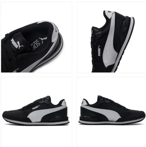 Puma Mid Casual Shoes Comfort Lightweight Daily Sneakers 384857-01